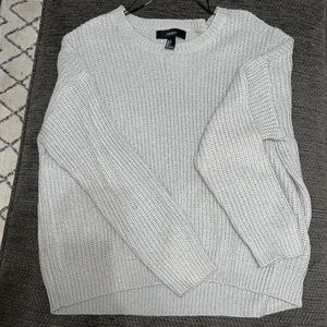 Small, grey, Forever 21 sweater!